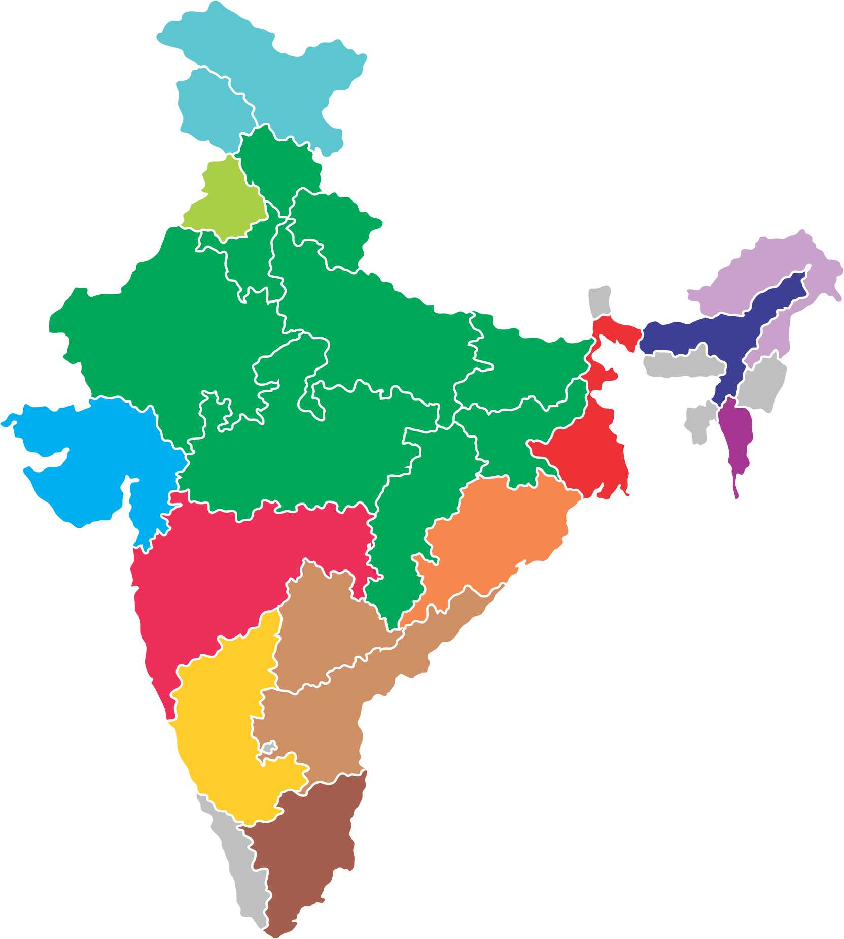 india map