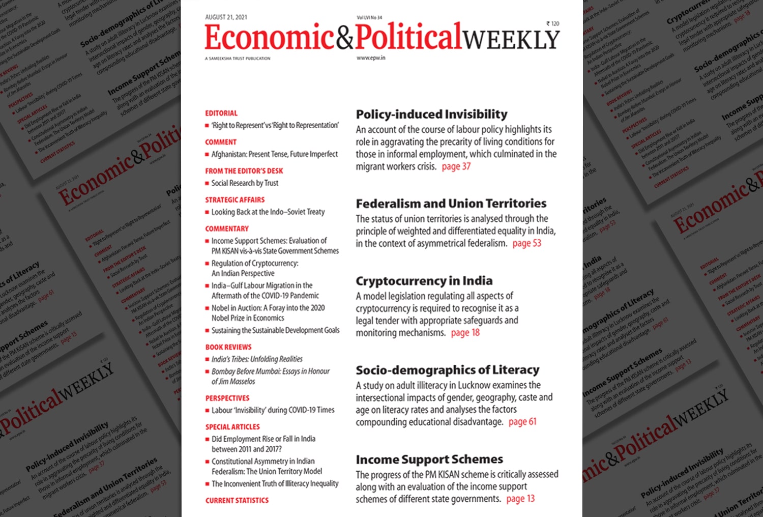  S. Gandhi et al, Illiteracy Inequality, Economic &
                                                    Political Weekly, 2021