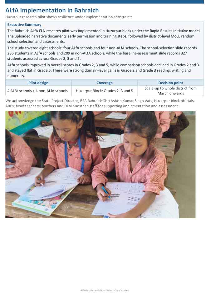 ALfA Bahraich 4+4 Report
